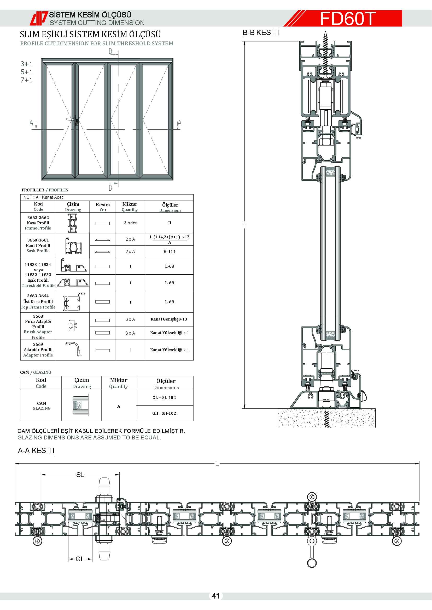Aluminyum Katlanır Kapı 44